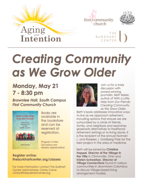 Creating Community as We Grow Older